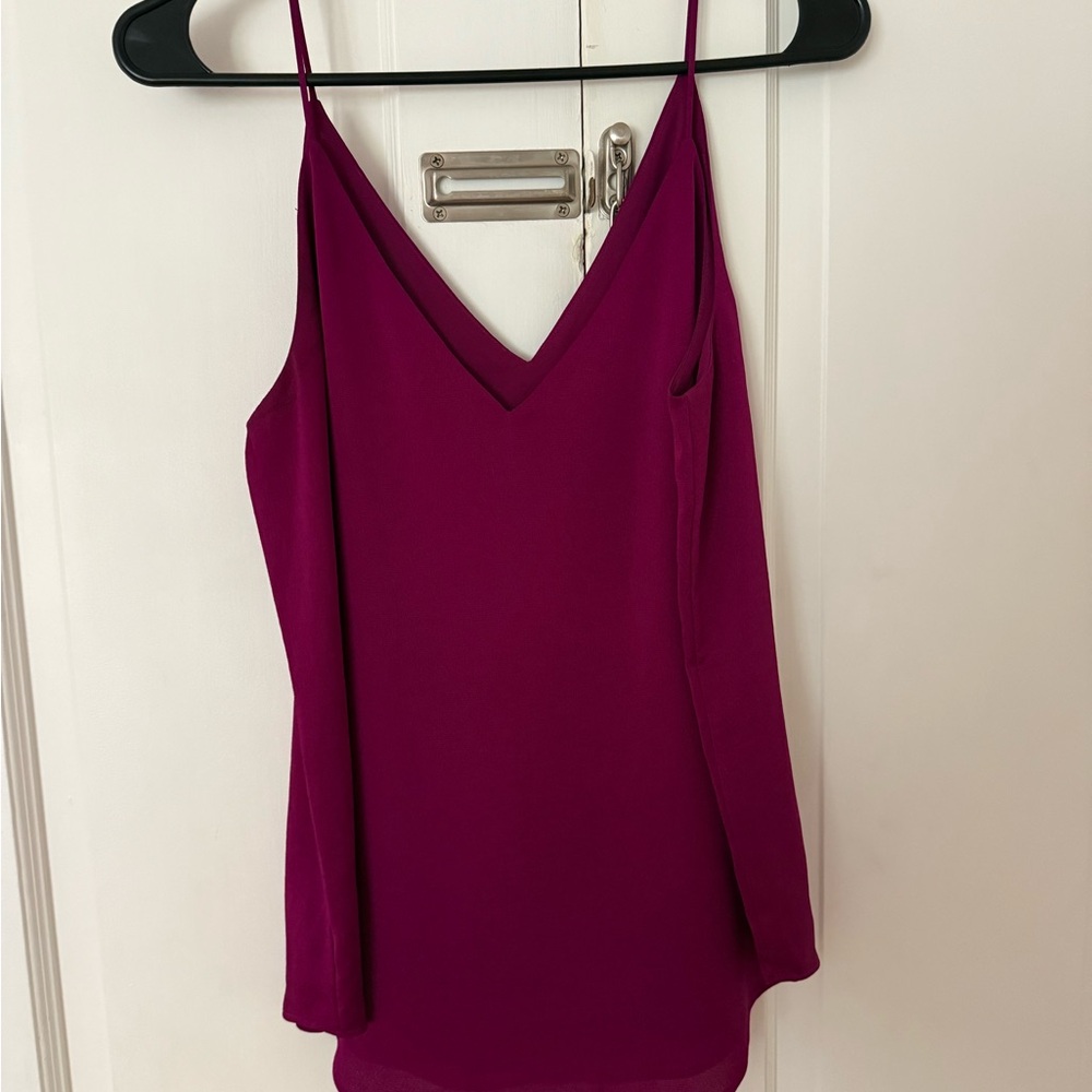 Express Magenta Sleeveless Blouse